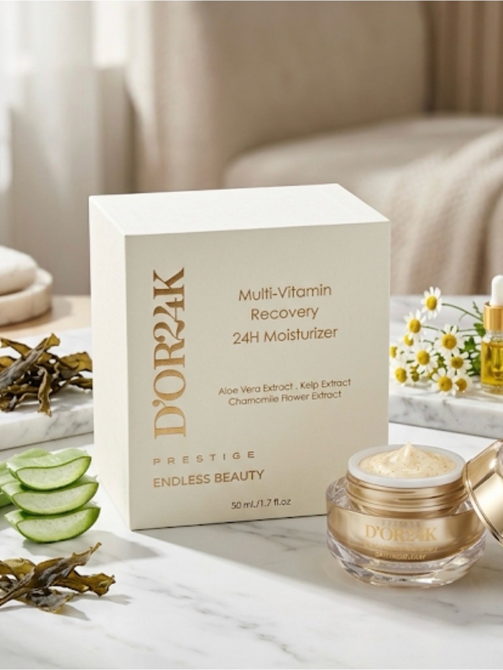 D’or24K Multi-Vitamin Recovery 24H Moisturizer - Retail $495